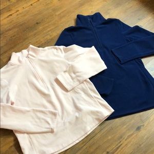 Gap pull on fleece jackets medium & Large